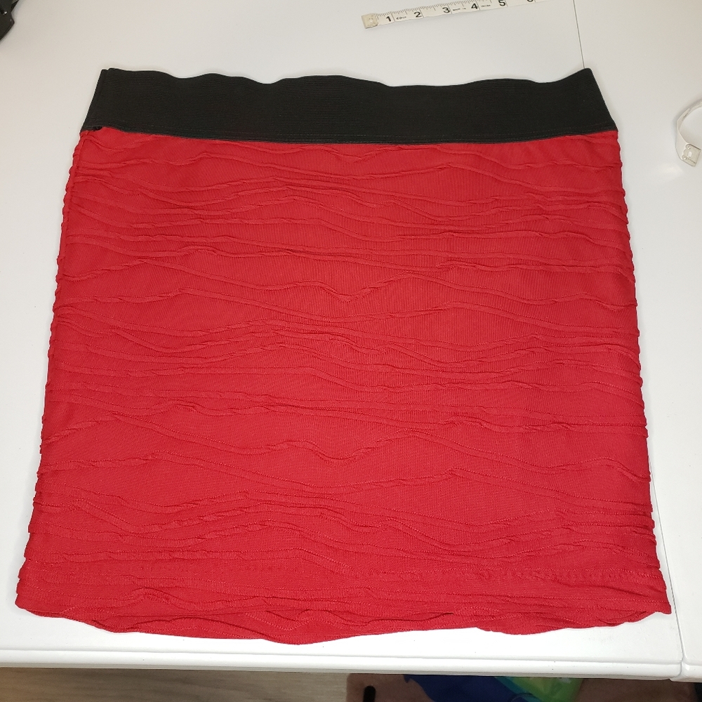 Red Mini Skirt